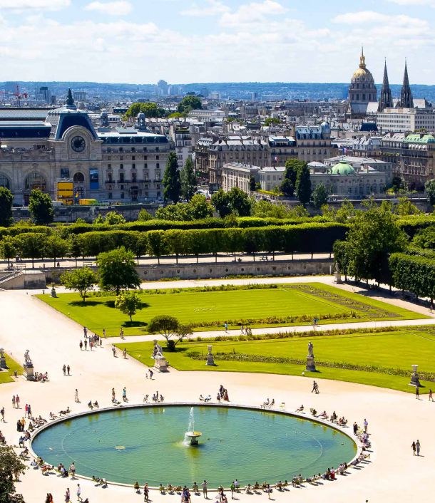 Tuileries jardim Paris